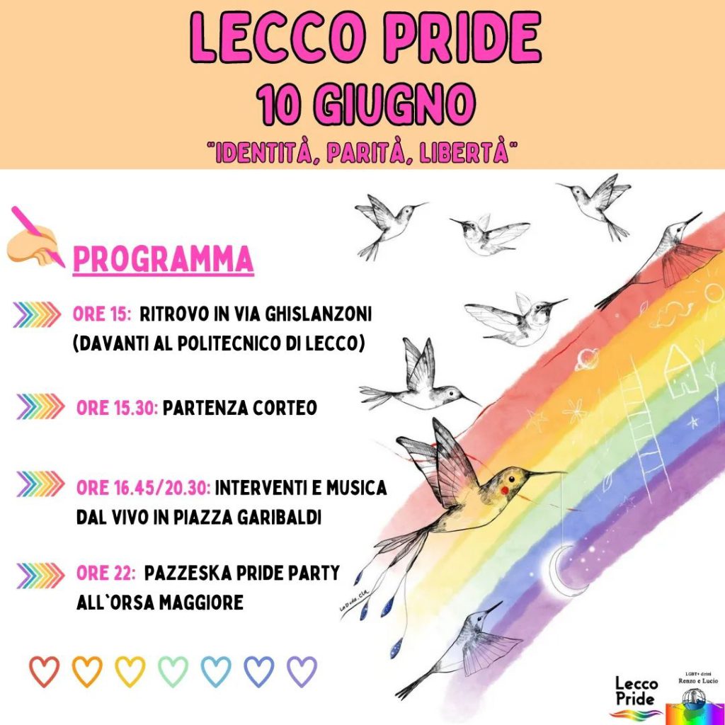 LECCO PRIDE 10 GIUGNO