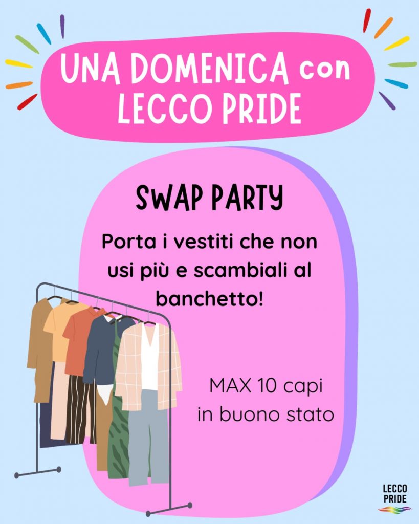 SWAP PARTY AL LIBERO DEL LECCO PRIDE