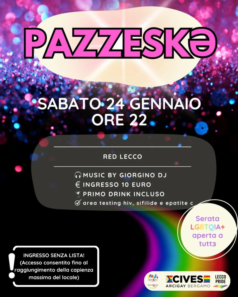 serata pazzeska Lecco