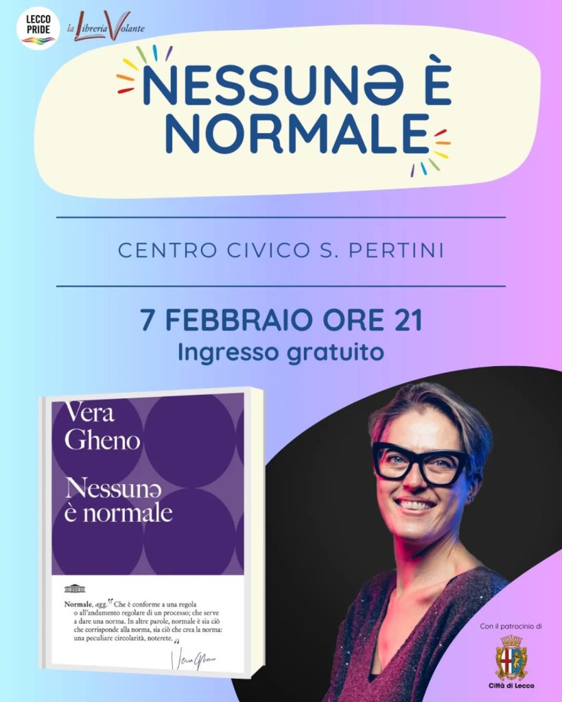 INCONTRO A LECCO CON VERA GHENO