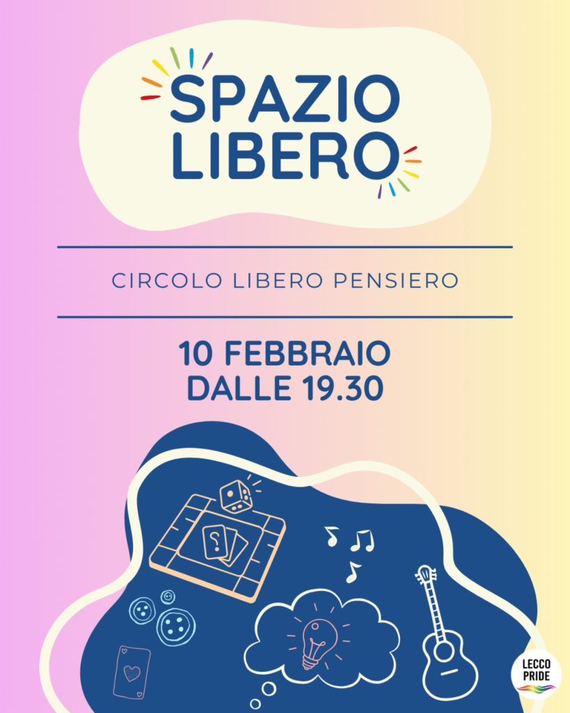 SPAZIO LIBERO AL CIRCOLO LIBERO PENSIERO