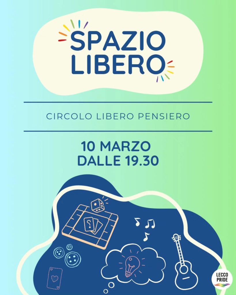 SPAZIO LIBERO CON LECCO PRIDE