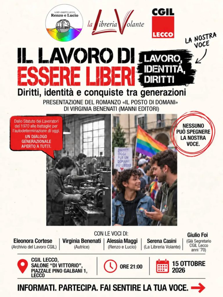 LECCO PRIDE E CGIL INCONTRO